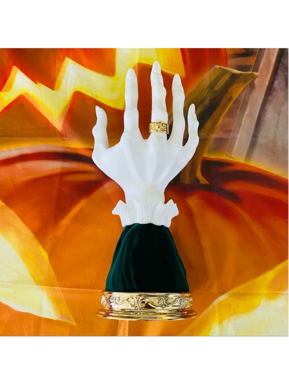 Bath and Body Works Halloween Witch Hand Candle Holder NIB